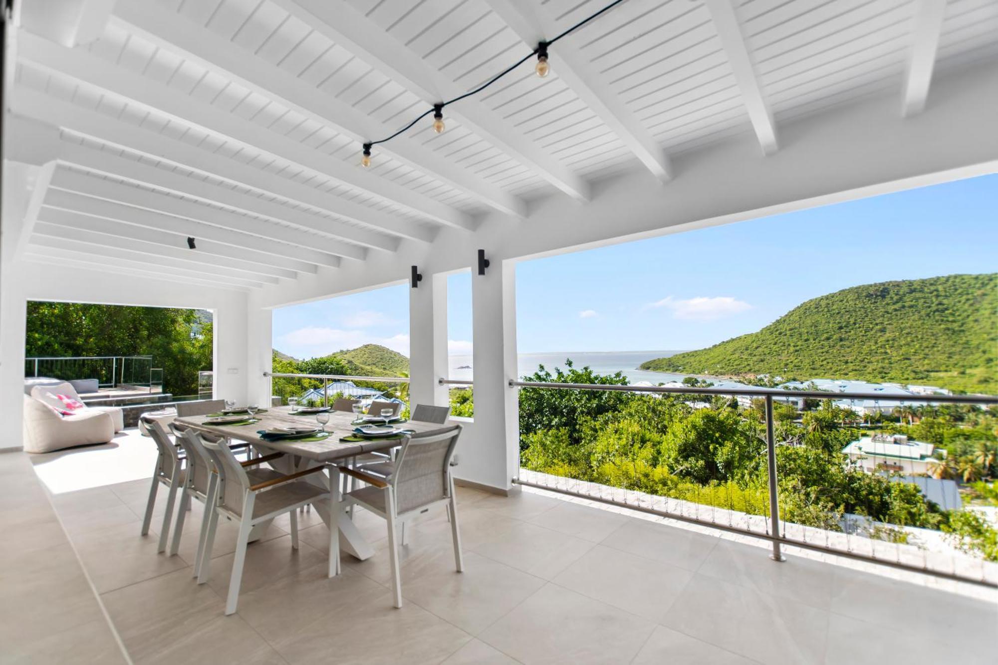 Villa Prestigieuse Avec Vue Spectaculaire Sur L Anse Marcel Exterior foto